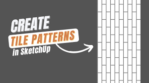 repeating tile texture in sketchup