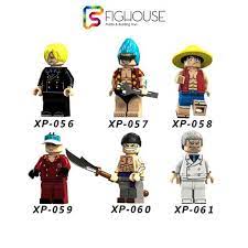 Xếp Hình Minifigures Các Nhân Vật One Piece Vua Hải Tặc - Đồ Chơi Lắp Ráp  non-lego KT1008 [A22]