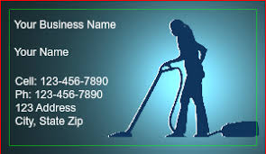Cleaning Services Business Cards Stunning Cleaning Services