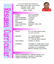 90 Curriculum Formatos Venezuela Curriculum Formatos Venezuela