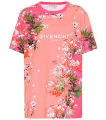 Floral Cotton Jersey T Shirt