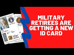 the new military retiree id card when