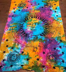 Tie Dye Tapestry Wall Hanging