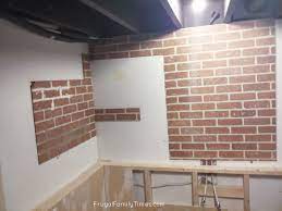Realistic Diy Faux Brick Wall With