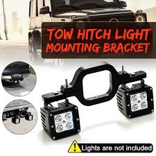 Universal Car Truck Suv Trailer Tow Hitch Mounting Lights Bracket Holder For Dual Led Backup Reverse Lights Rear Search Lighting Off Road Work Lamps Wish