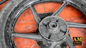 Changing Motorcycle Wheel Bearing Tvs Apache Rtr Rear Wheel Bike Diy
