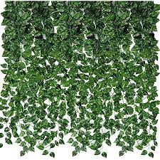 Cewor 24 Pack 173ft Artificial Ivy