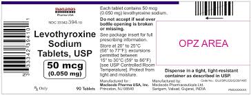 levothyroxine sodium tablet