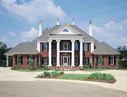 Plan 5571br Stately Facade Colonial