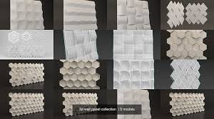 3d Wall Panel Collection Cgtrader