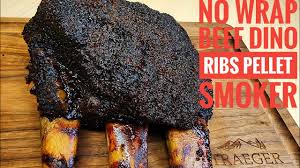 smoke beef ribs on a pellet grill