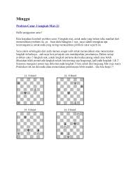 Yang sulit yang menarik ** problem catur catur 3 langkah mat sulit. 3 Langkah