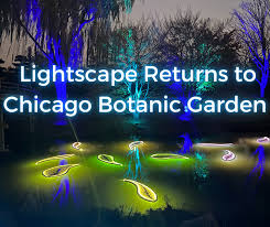 lightscape at chicago botanic garden