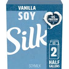 silk soy milk vanilla dairy free