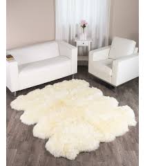 ivory white extra large sheepskin rug
