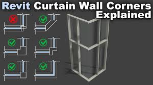 curtain wall corners in revit tutorial