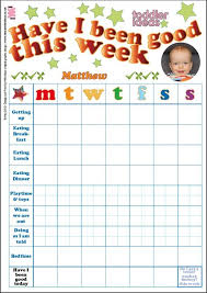 Organized Child Reward Charts Star Chart Toddler Rewards