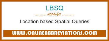 L.B.S.Q: What does LBSQ mean in Miscellaneous? Location...