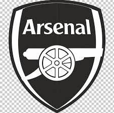 The image is png format with a clean transparent background. Arsenal Logo Black And White Png