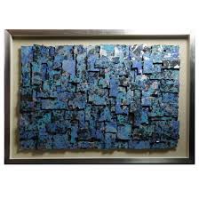 Abstract Puzzle Pieces Shadow Box