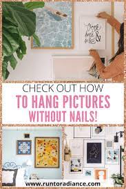 How To Hang A Picture Without Nails