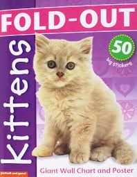Fold Out Kittens Giant Wall Chart And Poster 50 Kitten