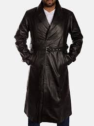 Leather Trench Coat For Men S