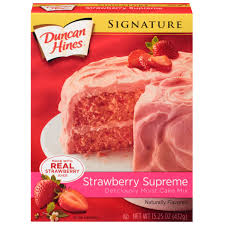 Duncan hines strawberry pound cake. Duncan Hines Signature Strawberry Cake Mix Case Foodservicedirect