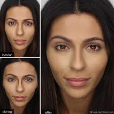 Wide nostrils will need contour lines to be brought down and onto the front of nostrils. Makeup Trick How To Fake A Nose Job More