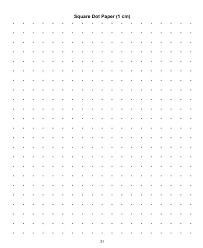 Printable Graph Paper 1cm Isometric Square Dot 1 Cm Full Page A4