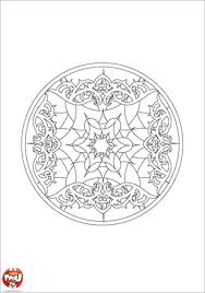 Résultat de recherche d'images pour "coloriage à imprimer mandala fleurs"