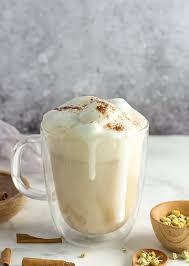 chamomile cinnamon moon milk latte