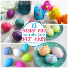 Use wood, paper, or styrofoam eggs from a craft store. Easter Egg Decorating Ideas Messy Little Monster