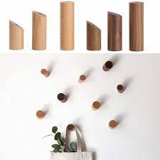Wooden Coat Hook Wall Mounted Hooks For