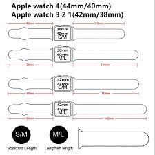 If you do not have a watch strap then you will need to measure your wrist. Watch Strap Silicone Sports Band Bracelet S M Size For Apple Iwatch Series 42mm 44mm Light Blue Walmart Canada