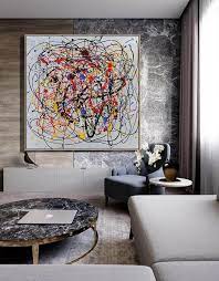 Large Abstract Painting Modern Art