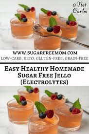easy healthy homemade sugar free jello