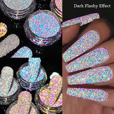 reflective nail glitter powder shinning