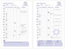 Baby Tracker For Newborns Round The Clock Childcare Journal Schedule Log