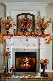 Beautiful Fall Mantle Fireplace Decor