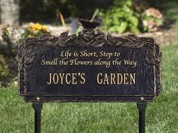 Erfly Poem Personalized Garden Sign