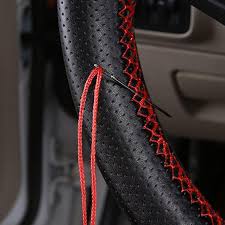Car Steering Wheel Cover Leather For