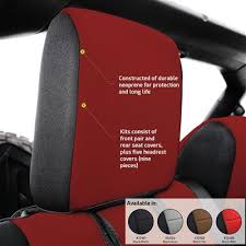 Neoprene Front And Rear Seat Cover Kit