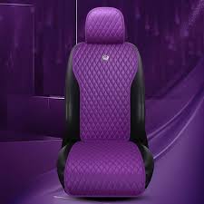 Purple Car Seat Cover Leather Seat