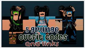 5 Grunge Gothic Girl Baddie Roblox Outfits With Codes And Links Youtube