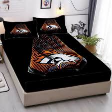 Denver Broncos Fitted Sheet Bedding Set