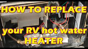 how to replace rv hot water tank you