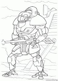 Push pack to pdf button and download pdf coloring book for free. Coloring Page Big War Robot