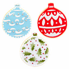 Christmas Ornaments Cookie Top Stencil Set By Designer Stencils