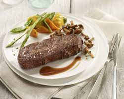 Moelleux (paleron) de boeuf au Faugères, girolles et légumes confits -  Beauvallet : La viande, c'est notre métier